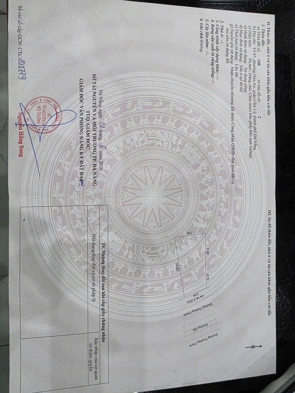 Đất mặt tiền 44 Trường Chinh , 95mv, 4350