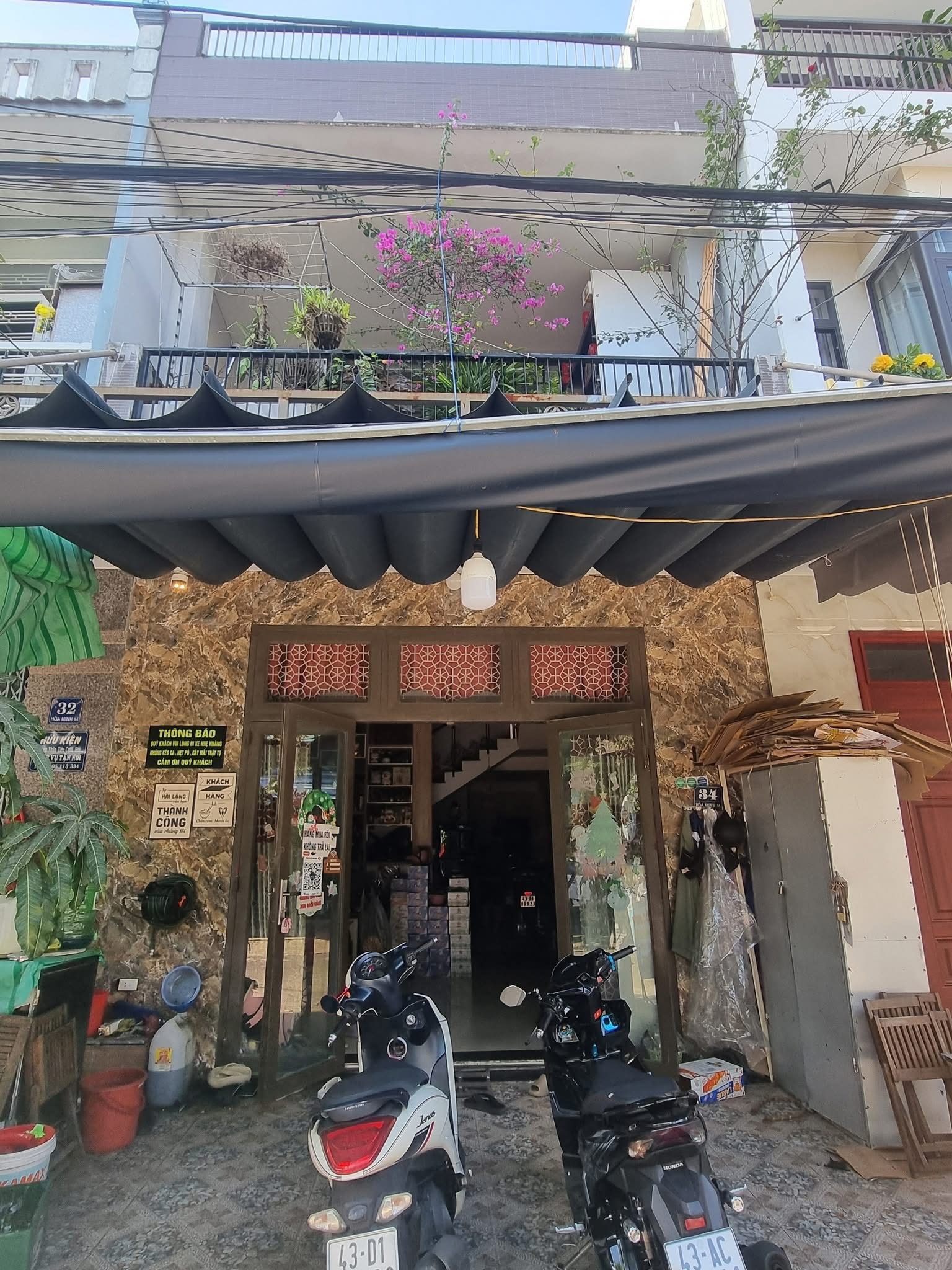 Nhà 2 tầng mặt tiền Hoà Minh, 70mv, 6300