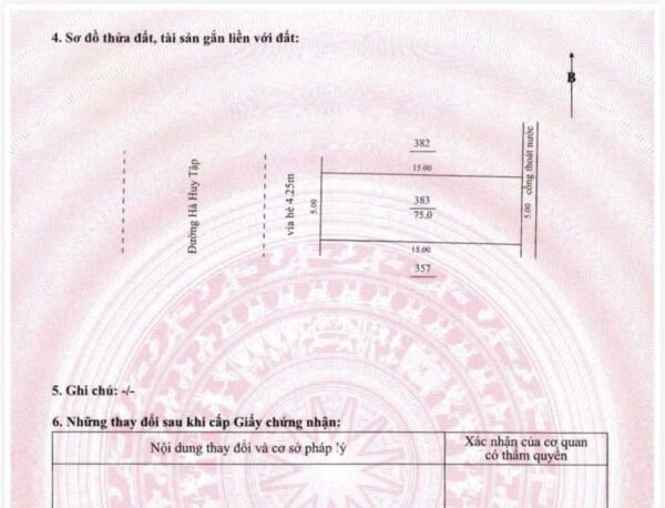 Đất mặt tiền Hà Huy Tập, 75mv, 11ty