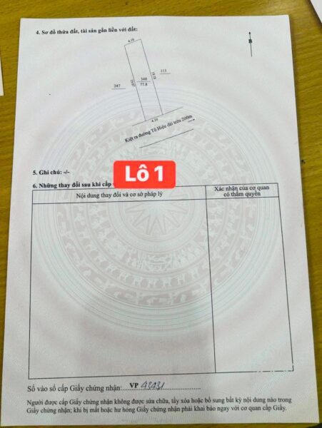 Đất kiệt tô hiệu, 78mv, 3750