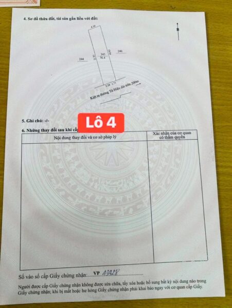 Đất kiệt tô hiệu, 78mv, 3750