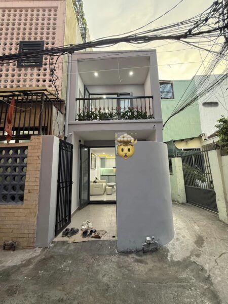 Nhà 2 tầng 2 mặt kiệt Trần cao Vân 3750