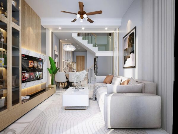 Nhà 2 tầng rưỡi kiệt Đào Duy Từ 4350