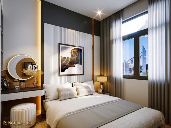 Nhà 2 tầng rưỡi kiệt Đào Duy Từ 4350