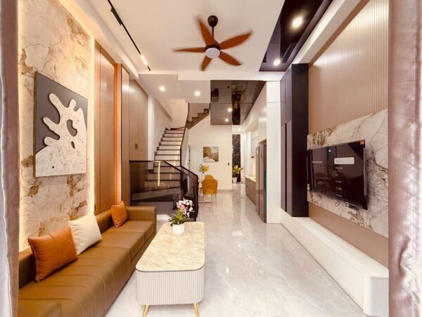 Nhà 3 tầng kiệt Lê Đình Lý 58mv, 5450