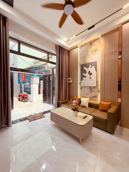 Nhà 3 tầng kiệt Lê Đình Lý 58mv, 5450