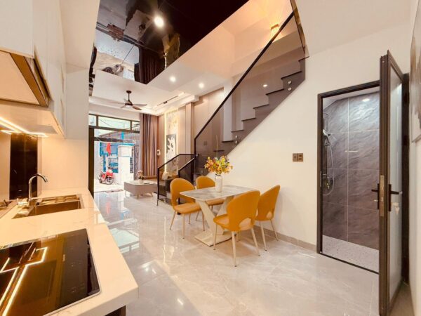 Nhà 3 tầng kiệt Lê Đình Lý 58mv, 5450