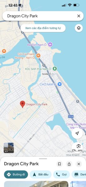 Đất mặt tiền Dragon Hoà Liên 100mv, 3200