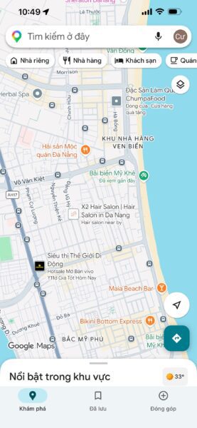 Khách sạn 4 tầng mặt tiền Mỹ Khê 21ty5