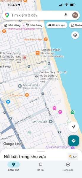 Nhà 2 tầng mặt tiền Mỹ Đa Đông 12ty