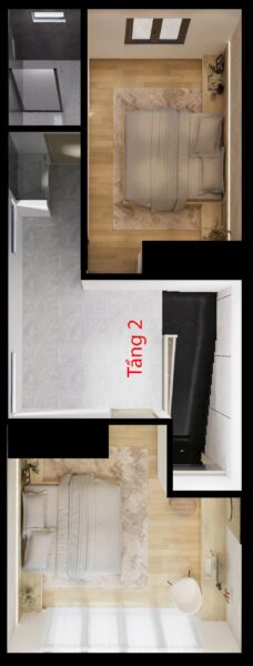 Nhà 2 tầng kiệt Châu Thị Vĩnh Tế 6650
