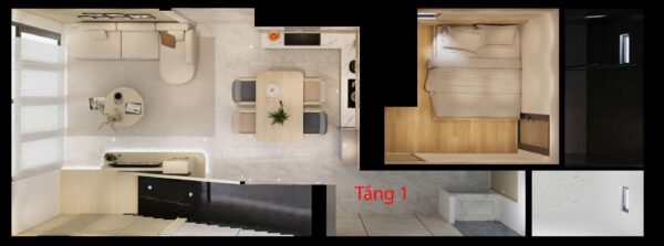 Nhà 2 tầng kiệt Châu Thị Vĩnh Tế 6650