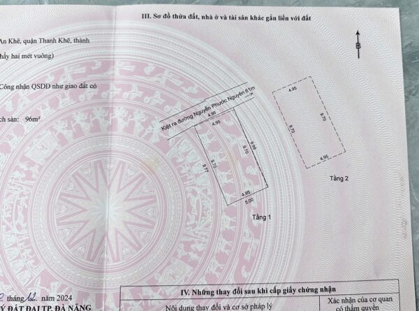 Nhà 2 tầng kiệt Nguyễn Phước Nguyên 4350