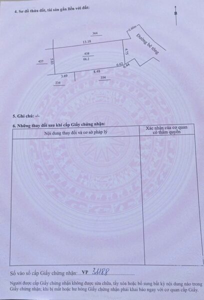 Đất kiệt ô tô Bình Thái 3 , 66mv, 2ty980