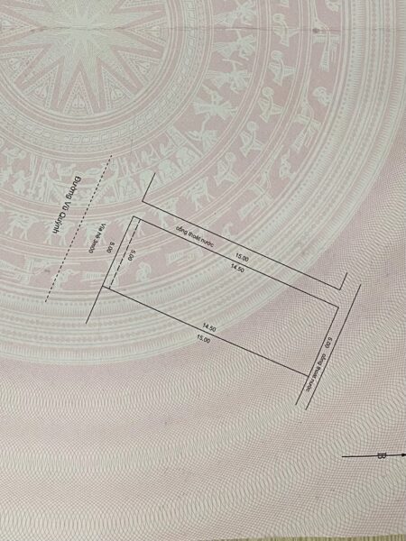 Đất mặt tiền Vũ Huỳnh 75mv, 7900