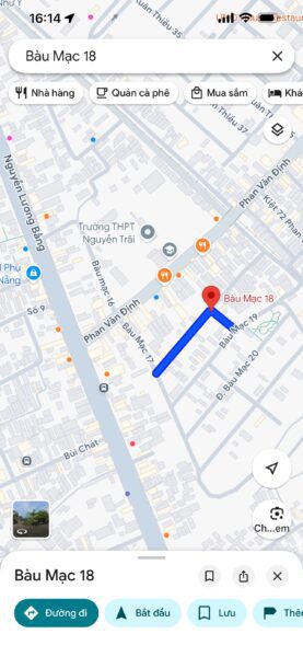 Đất 2 lô liền kề mặt tiền Bàu Mạc 18, 4200