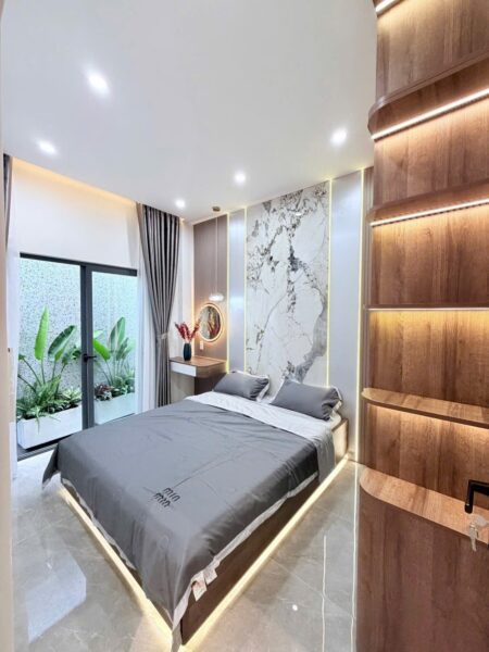 Nhà 3 tầng kiệt ô tô Bầu Năng 63mv, 5850