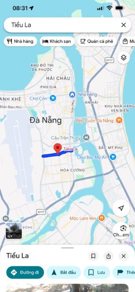 Đất mặt tiền Tiểu La, 90mv, 17050