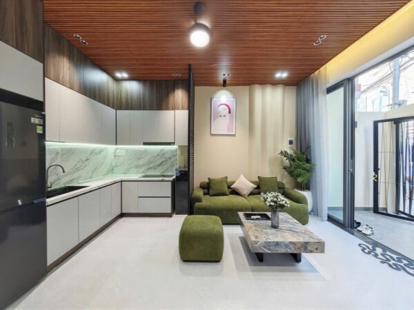 Nhà 2 tầng kiệt ô tô Trần cao Vân 60mv, 4850