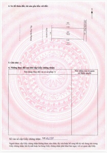 Đất mặt tiền Hà Huy Tập 75mv, 10ty7