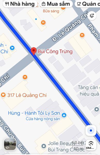 Cho thuê đất mặt tiền Bùi Công Trừng