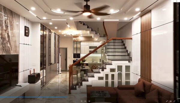 Nhà 4 tầng mặt tiền Bùi Tấn Diên 9600