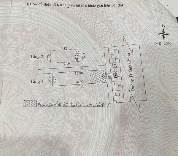 Nhà 2 tầng mặt tiền Trường Chinh, 52mv, 3890