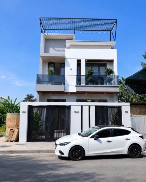 Nhà 3 tầng mặt tiền Dương Sơn 121mv, 5950