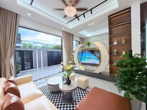 Nhà 3 tầng mặt tiền Dương Sơn 121mv, 5950