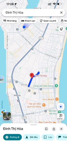 Đất mặt tiền Đinh Thị Hoà 87mv, 14ty