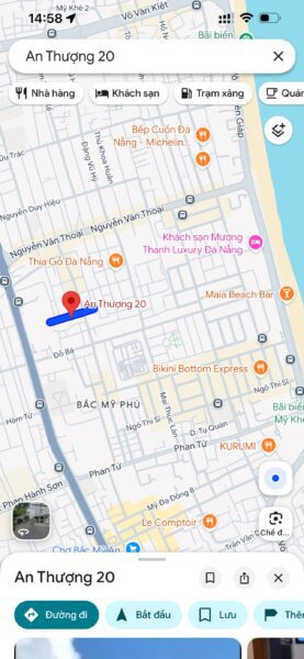 Đất mặt tiền An Thượng 20, 105mv, 19ty5