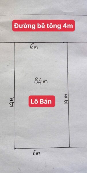 Đất kiệt ô tô Tôn Đản, 84mv, 3250