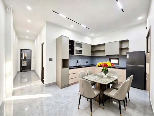 Nhà 2 tầng 2 mặt kiệt Trường chinh 100mv, 4500