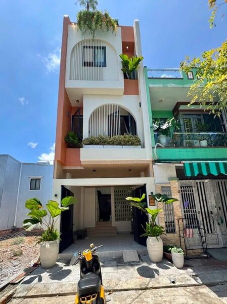 Nhà 4 tầng mặt tiền Phan Bôi 61mv, 10ty8