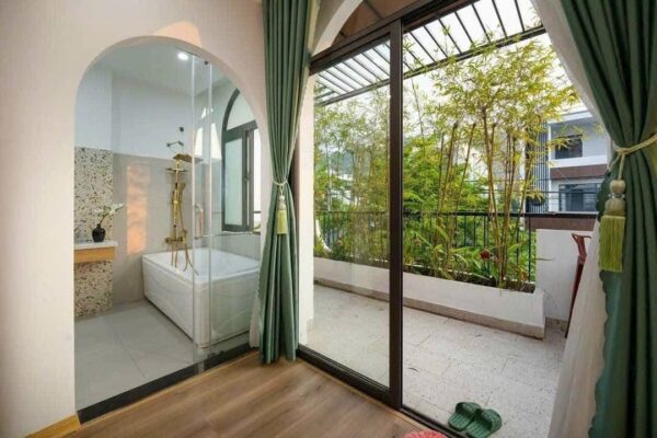Cho thuê nhà 4 tầng mặt tiền Lê Hiến Mai 35tr