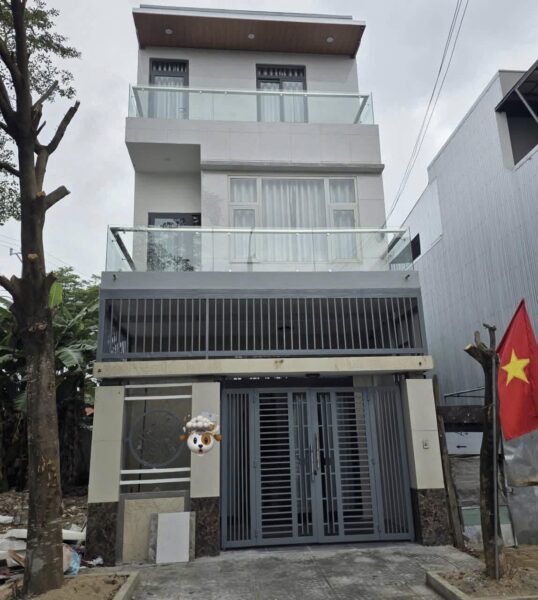Nhà 3 tầng mặt tiền Bàu Mạc 90mv, 6970