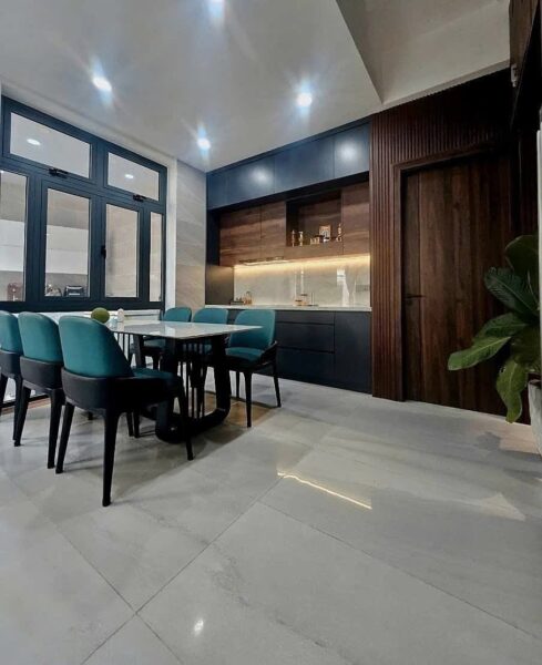 Cho thuê biệt thự 3 tầng mặt tiền Đỗ Nhuận 35tr