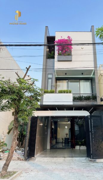 Nhà 3 tầng mặt tiền Cồn Dầu 100mv, 9300