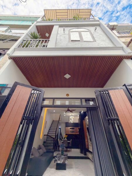 Nhà 3 tầng rưỡi kiệt Trần cao Vân 61mv, 5850