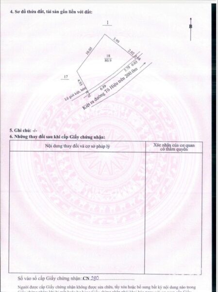 Đất kiệt Tô Hiệu 80mv, 2ty990