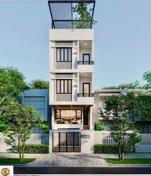 Cho thuê nhà 5 tầng mặt tiền Trần văn Trà 100mv, 21tr