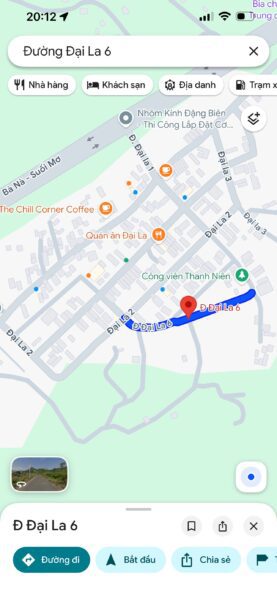 Đất mặt tiền Đại La, 108mv, 2ty2