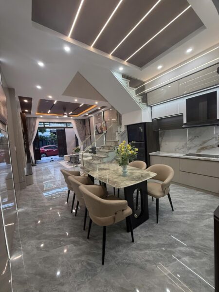 Nhà 3 tầng mặt tiền Trần Xuân Lê 55mv, 7950