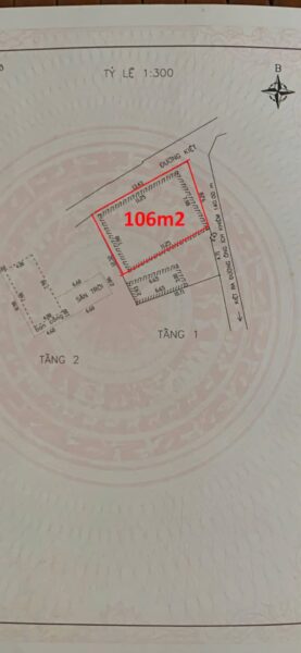 Đất 2 mặt kiệt ô tô Ông Ích khiêm, 106mv, 7400