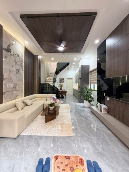 Nhà 3 tầng 2 mặt kiệt Bắc Đẩu 60mv, 6190