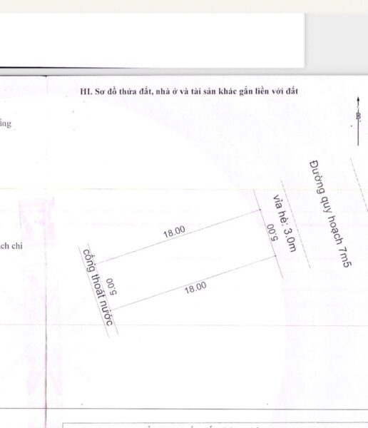 Đất mặt tiền Bùi Giáng, 80mv, 6ty