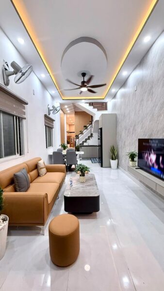 Nhà 3 tầng 2 mặt kiệt Hoàng Diệu, 55mv, 4850